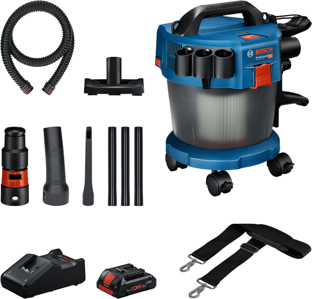 ชุดเครื่องดูดฝุ่นเปียกและแห้งไร้สาย Bosch GAS 18V-10L