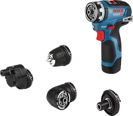 สว่าน Bosch GSR 12V-35 FC พร้อมหัวเปลี่ยนได้ 4 หัว