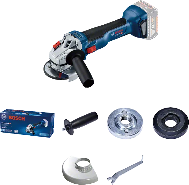 เครื่องเจียรไร้สาย Bosch GWS 18V-10 พร้อมอุปกรณ์เสริม.