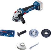 เครื่องเจียรไร้สาย Bosch GWS 18V-10 พร้อมอุปกรณ์เสริม