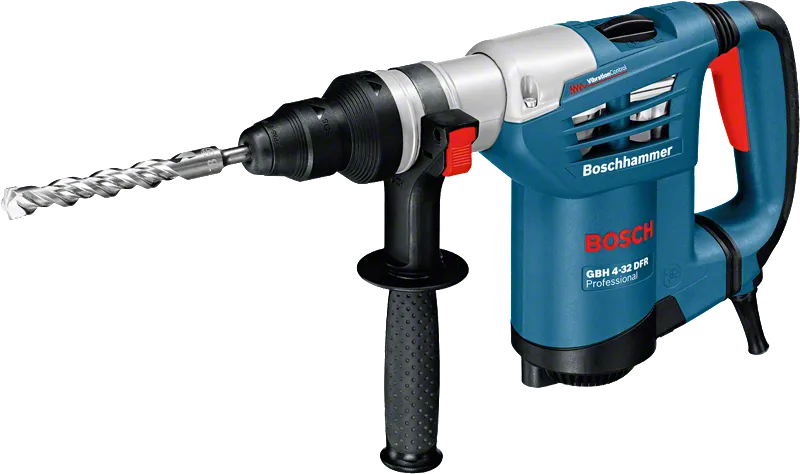 สว่านโรตารี่ Bosch GBH 4-32 DFR พร้อมด้ามจับด้านข้าง.