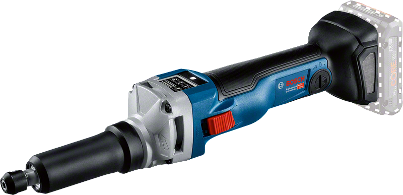 เครื่องเจียรตรงไร้สาย Bosch GGS 18V-10 SLC พร้อมปลอกจับ.
