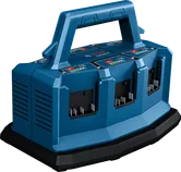เครื่องชาร์จ Bosch GAL 18V6-80 พร้อมช่องใส่แบตเตอรี่ 6 ช่อง