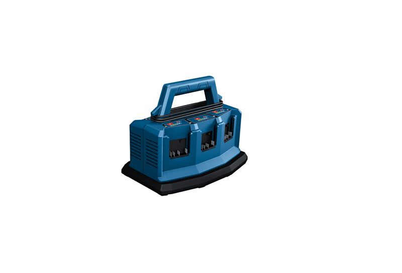 GAL 18V6-80 เครื่องชาร์จ Bosch GAL 18V6-80 พร้อมช่องใส่แบตเตอรี่ 6 ช่อง.