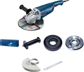 เครื่องเจียรไฟฟ้า Bosch GWS 2200 พร้อมชุดอุปกรณ์เสริม.