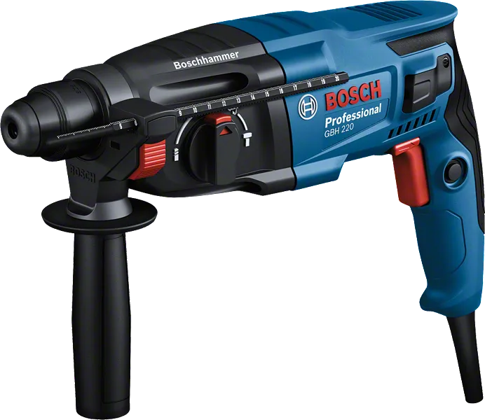 สว่านโรตารี่ Bosch GBH 220 พร้อมด้ามจับ SDS plus.
