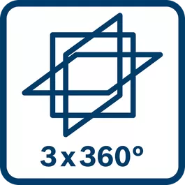 เส้นเลเซอร์ 360° 3 เส้น