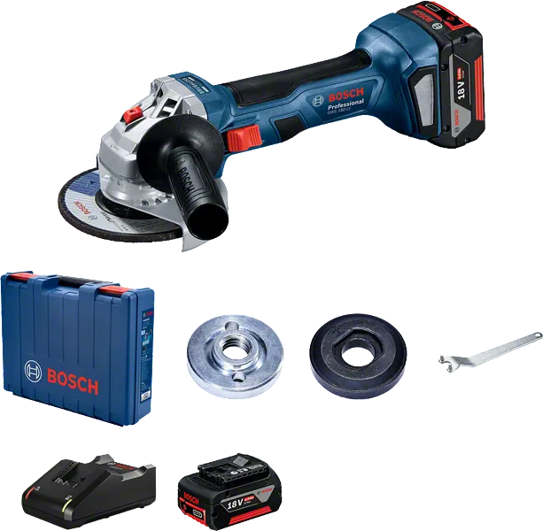 เครื่องเจียรไร้สาย Bosch GWS 180-LI พร้อมแบตเตอรี่ 18V.