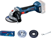 เครื่องเจียรไร้สาย Bosch GWS 180-LI พร้อมอุปกรณ์เสริม