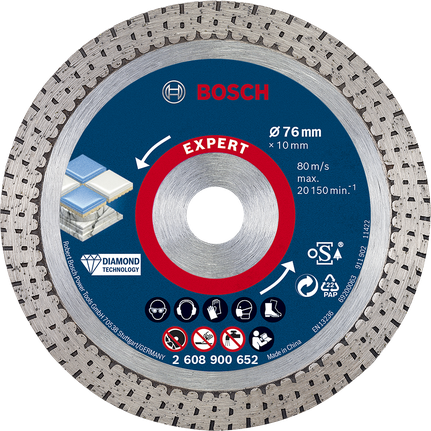 ใบตัดเพชร Bosch EXPERT HardCeramic 76 มม.
