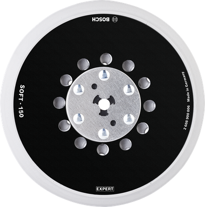 แผ่นขัด Bosch EXPERT หลายรู แบบนุ่ม 150 มม.