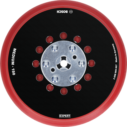 แผ่นขัด Bosch EXPERT หลายรู ขนาดกลาง 150 มม.