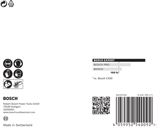 EXPERT M480 ตาข่ายกระดาษทรายสำหรับเครื่องขัดกระดาษทรายแบบสั่นสุ่ม 125 มม. G 80 5-ชิ้น EXPERT M480 ตาข่ายกระดาษทรายสำหรับเครื่องขัดกระดาษทรายแบบสั่นสุ่ม 125 มม. G 80 5-ชิ้น