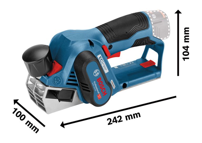 เครื่องไสไม้ไร้สาย Bosch GHO 12V-20 สำหรับการไสไม้ที่มีประสิทธิภาพ.