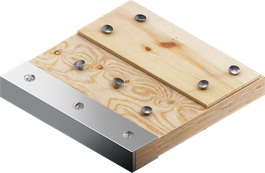 ไม้กับโลหะ.