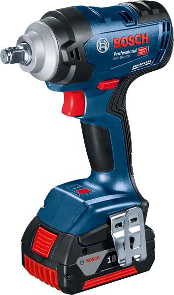 ประแจกระแทกไร้สาย Bosch GDS 18V-400 แรงบิดสูงสุด 400 นิวตันเมตร.