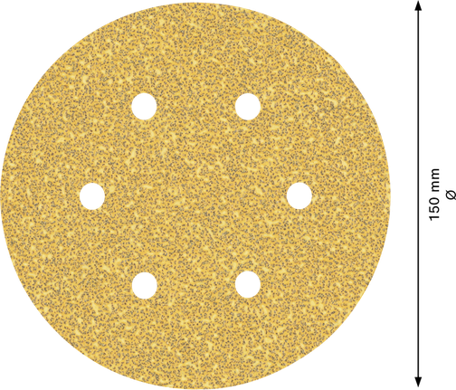 กระดาษทรายกลม Bosch EXPERT C470 150mm 6 รู.