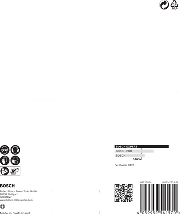 กระดาษทราย Bosch C470 150 มม. เบอร์ 240 แพ็ค 5 ชิ้น.