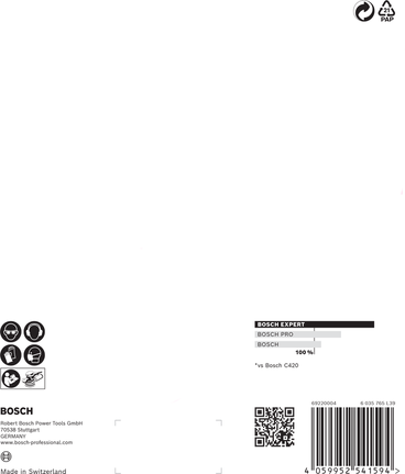 กระดาษทราย Bosch EXPERT C470 150 มม. เบอร์ 400.