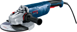 เครื่องเจียรไฟฟ้า Bosch GWS 24 พร้อมด้ามจับที่ถูกหลักสรีรศาสตร์.