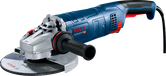 เครื่องเจียรไฟฟ้า Bosch GWS 24 พร้อมด้ามจับที่ถูกหลักสรีรศาสตร์.