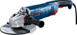 เครื่องเจียรไฟฟ้า Bosch GWS 24 พร้อมด้ามจับที่ถูกหลักสรีรศาสตร์.