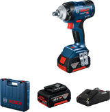 ประแจกระแทก Bosch GDS 18V-400 พร้อมแบตเตอรี่และเครื่องชาร์จ.