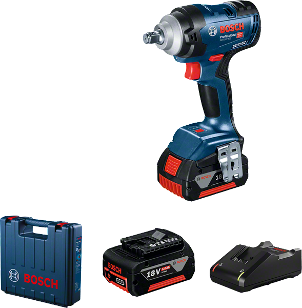 ประแจกระแทก Bosch GDS 18V-400 พร้อมแบตเตอรี่และเครื่องชาร์จ.