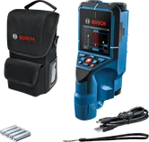 เครื่องสแกนผนัง Bosch D-Tect 200 C พร้อมเคสและอุปกรณ์เสริม.