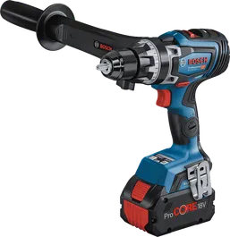 สว่านไร้สาย Bosch GSR 18V-150 C พร้อมด้ามจับด้านข้าง.