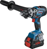 สว่านไร้สาย Bosch GSR 18V-150 C พร้อมด้ามจับด้านข้าง.