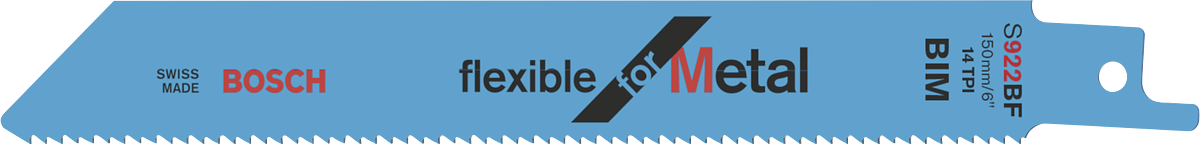 Bosch S922BF ใบเลื่อยวงเดือนแบบยืดหยุ่น สำหรับตัดโลหะ.