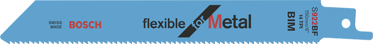 Bosch S922BF ใบเลื่อยวงเดือนแบบยืดหยุ่น สำหรับตัดโลหะ.