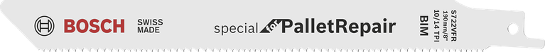 ใบเลื่อยเซเบอร์ BIM Bosch เฉพาะสำหรับการซ่อมพาเลท.