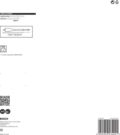 ชุดดอกสว่านเจาะปูน Bosch EXPERT Self Cut Speed 8 ชิ้น.