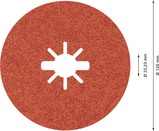 ใบตัดไฟเบอร์ Bosch EXPERT R782 X-LOCK 125 มม. เบอร์ 36.