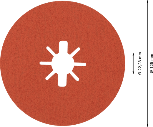 ใบตัดไฟเบอร์ Bosch EXPERT R782 X-LOCK ขนาด 125 มม. สำหรับโลหะ.