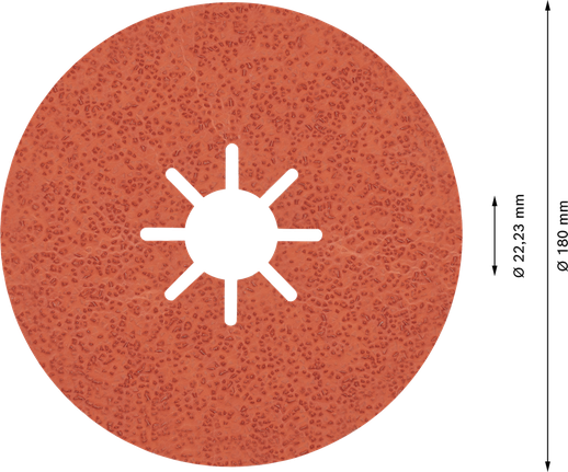 Bosch EXPERT R782 Prisma แผ่นใยเซรามิก 180 มม. กรวด 36.