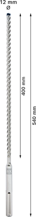 EXPERT SDS max-8X ดอกสว่านเจาะกระแทก 12 x 400 x 540 มม. EXPERT SDS max-8X ดอกสว่านเจาะกระแทก 12 x 400 x 540 มม.