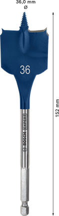 ดอกสว่าน Spade EXPERT Self Cut Speed 36 x 152 มม. ดอกสว่าน Spade EXPERT Self Cut Speed 36 x 152 มม.