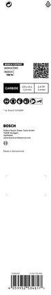 ใบเลื่อย Bosch EXPERT Multi Material ขนาด 9 นิ้ว บรรจุในกล่อง.