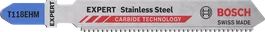 ใบเลื่อยจิ๊กซอว์ EXPERT Stainless Steel T118EHM