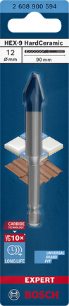 ดอกสว่าน Bosch HEX-9 HardCeramic 12×90 มม.
