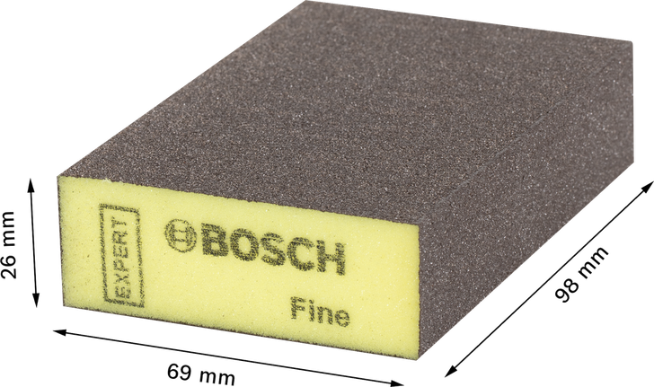 บล็อกขัดละเอียด Bosch EXPERT S471 ขนาด 69x97x26มม.