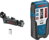 ตัวรับเลเซอร์ Bosch LR 1 พร้อมแคลมป์และแบตเตอรี่.