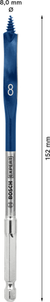 ดอกสว่าน Spade EXPERT Self Cut Speed 8 x 152 มม. ดอกสว่าน Spade EXPERT Self Cut Speed 8 x 152 มม.