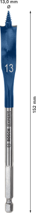 ดอกสว่าน Spade EXPERT Self Cut Speed 13 x 152 มม. ดอกสว่าน Spade EXPERT Self Cut Speed 13 x 152 มม.