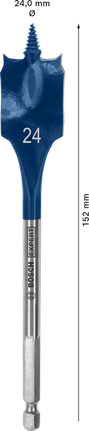 ดอกสว่าน Spade EXPERT Self Cut Speed 24 x 152 มม. ดอกสว่าน Spade EXPERT Self Cut Speed 24 x 152 มม.