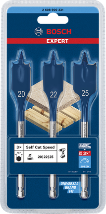 ชุดดอกสว่านเจาะปูน Bosch EXPERT Self Cut Speed ขนาด 20/22/25 มม.