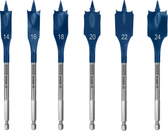 ชุดดอกสว่านเจาะกระแทก Bosch EXPERT Self Cut Speed Spade จำนวน 6 ชิ้น.